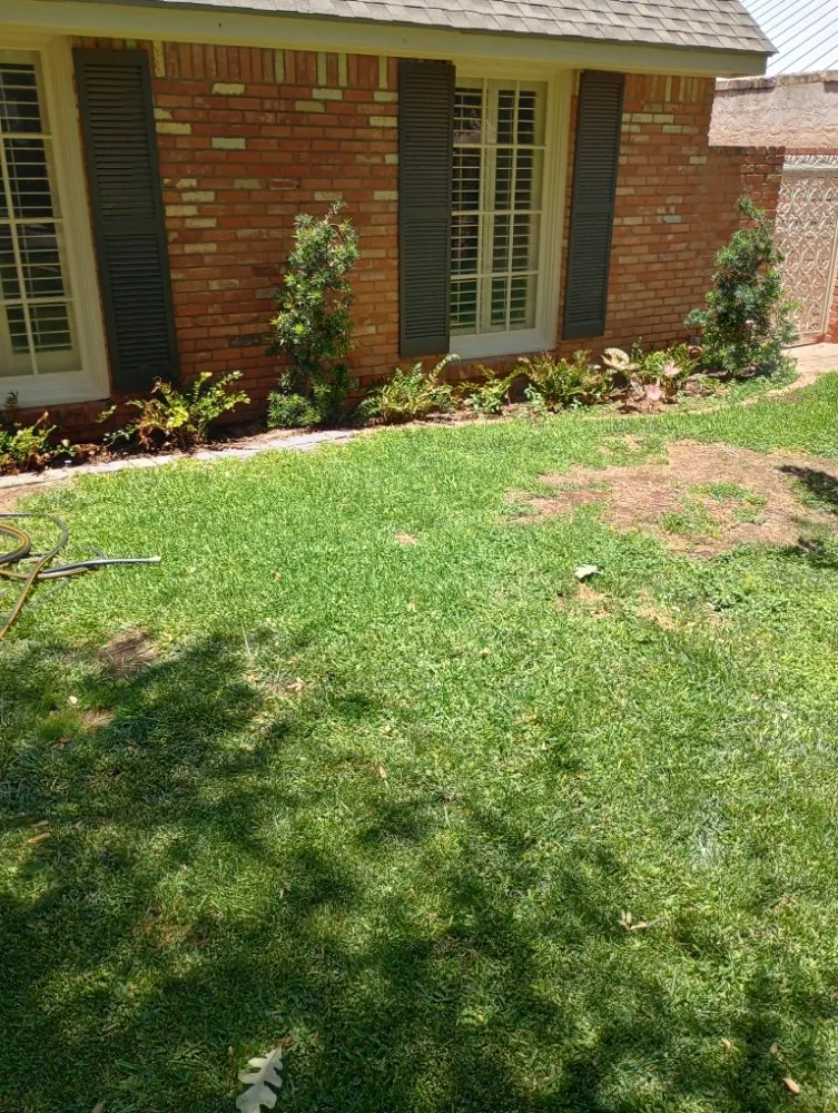 Custom lawn care service with custom design across Midland, TX - Lo's Yard Services