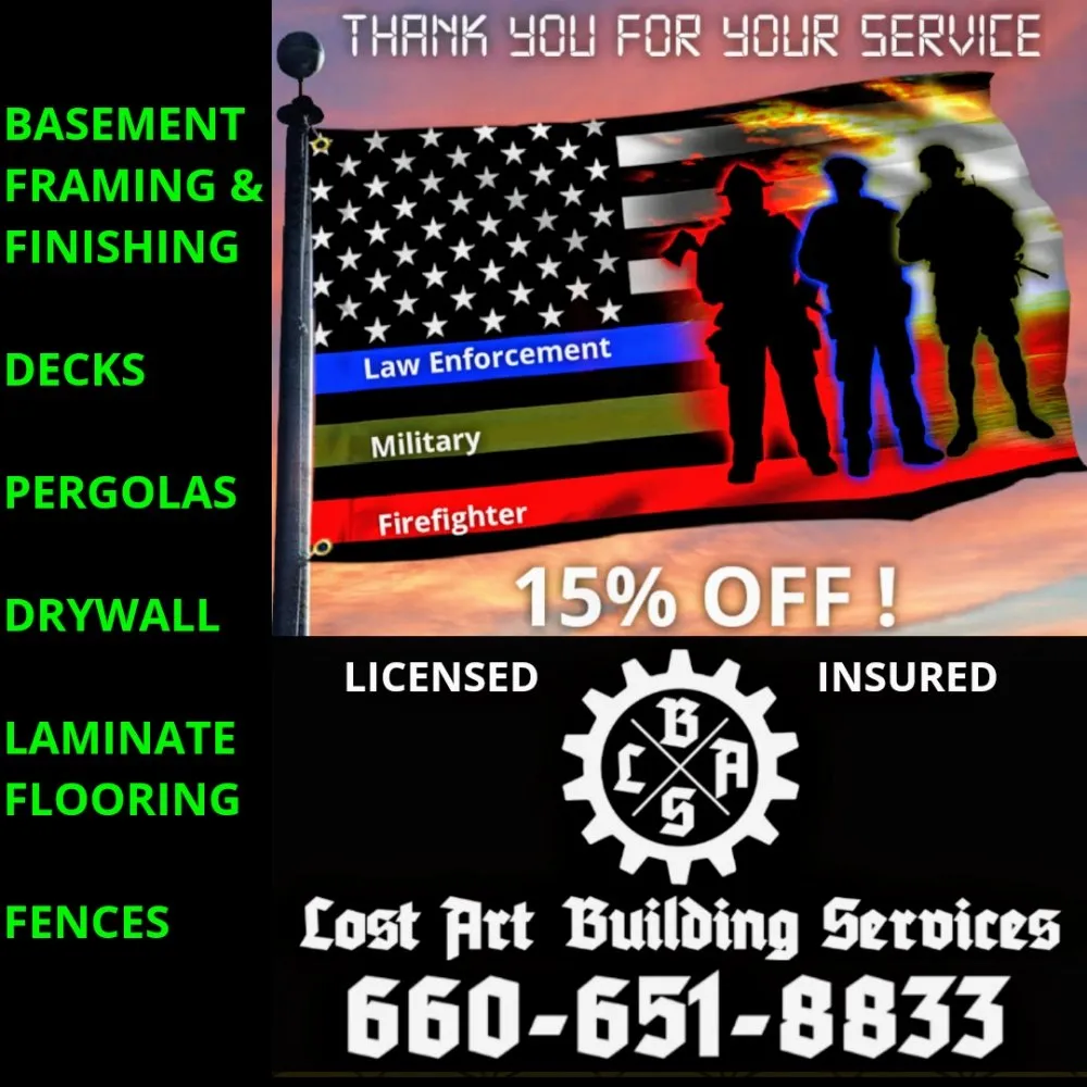 Reliable outdoor landscaping in Moberly, MO by Lost Art Building Services