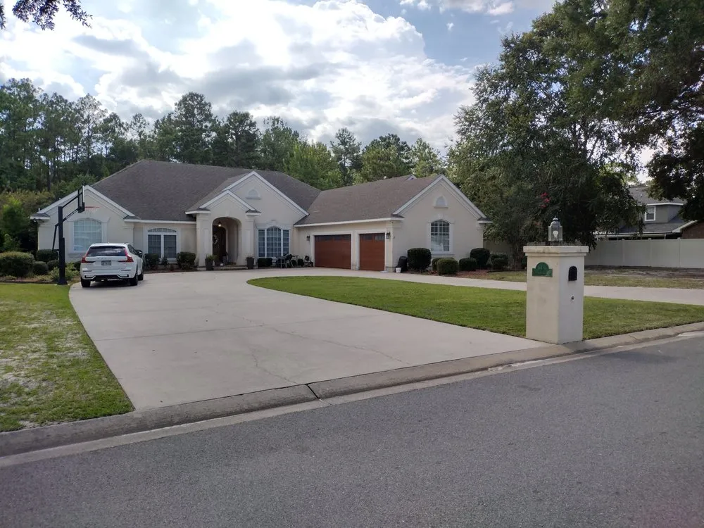 Custom residential landscaping for residential properties in Waycross, GA by Lotts Lawn Care, Landscaping and Pressure Washing