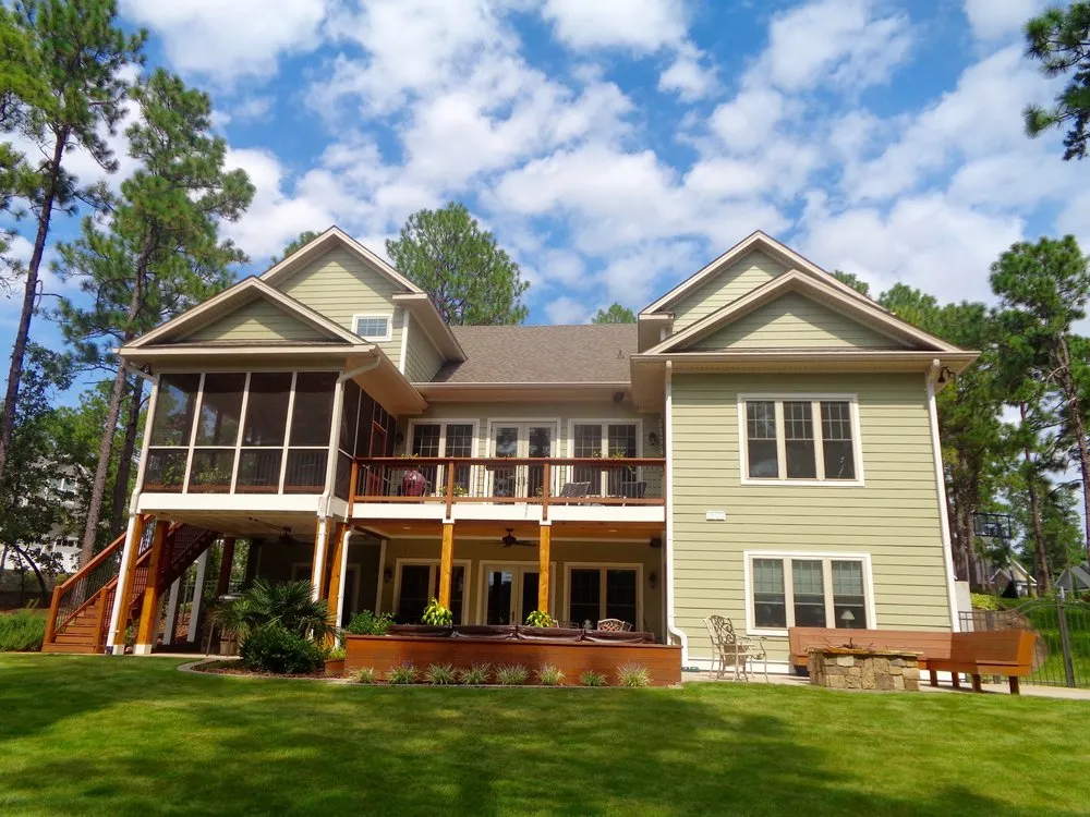 Custom garden landscaping for year-round maintenance in Southern Pines, NC by Lotus Designs Landscaping