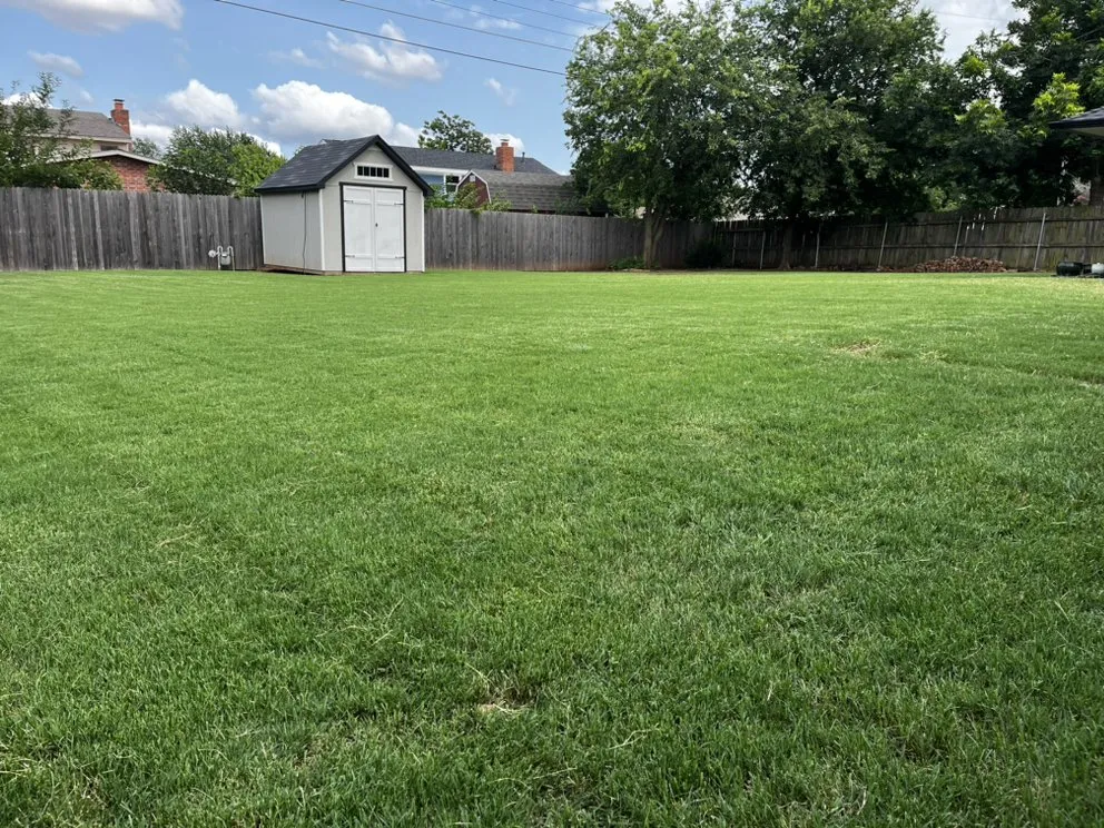Professional lawn mowing service for beautiful yards in Edmond, OK by Lotus Lawn Services