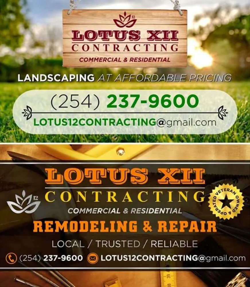 Professional yard cleanup service in Killeen, TX by Lotus12 Contracting
