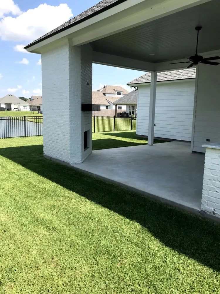 Local landscape installation in Abbeville, LA by Louisiana Yard Pros