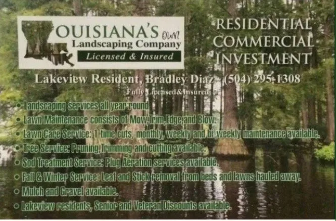 Custom residential landscaping in New Orleans, LA by Louisianas Own Landscaping Company