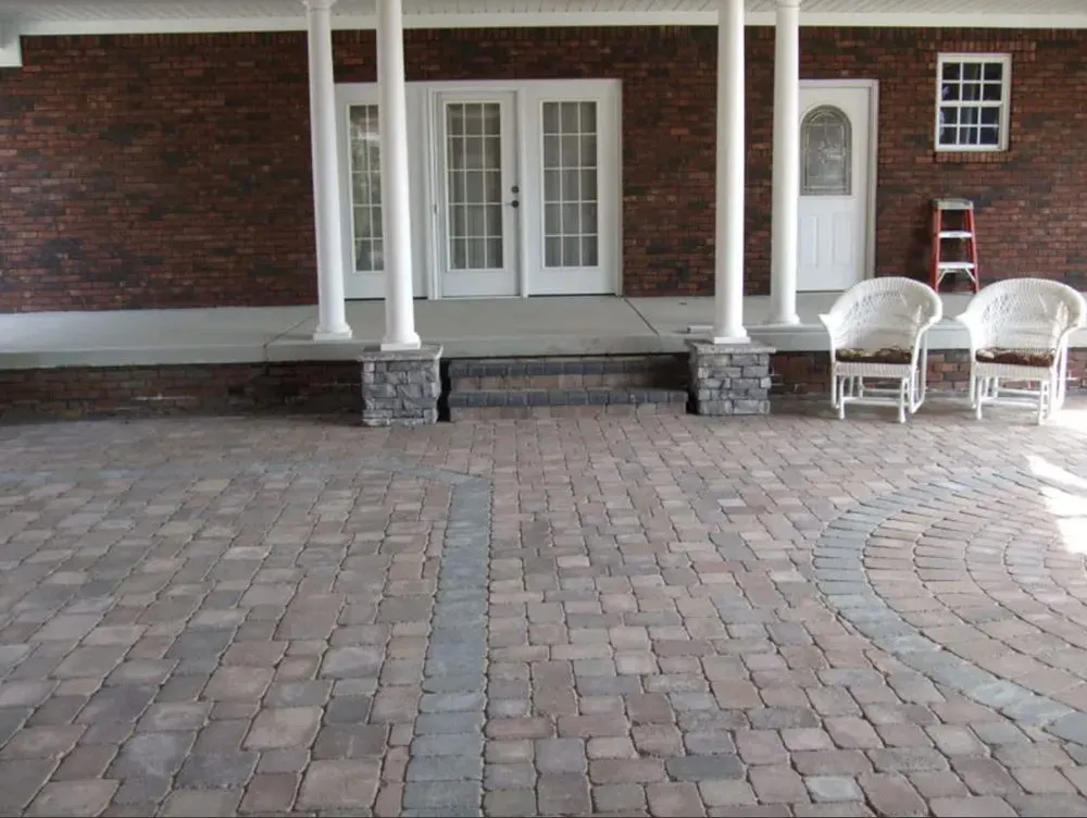 Custom landscape design for beautiful yards in Fisherville, KY by Louisville Hardscapes