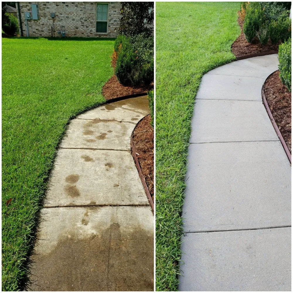 Local garden landscaping in New Orleans, LA by lou's Lawn Care & Pressure Washing services
