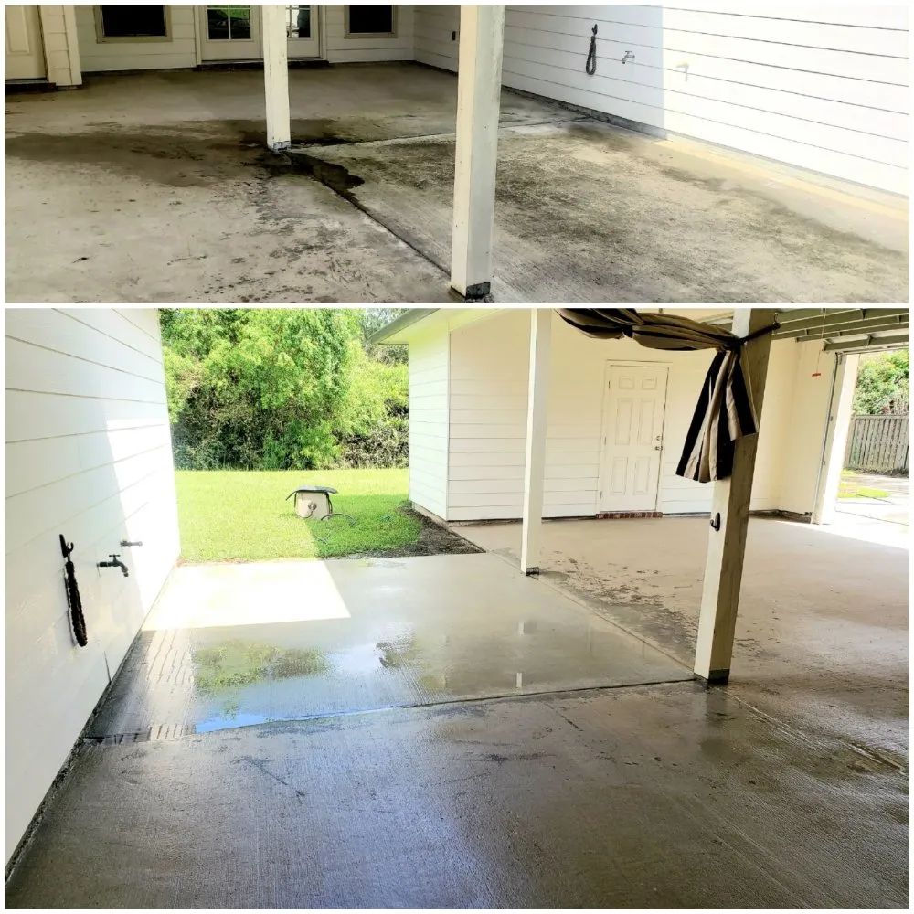 Affordable yard cleanup service with custom design in New Orleans, LA by lou's Lawn Care & Pressure Washing services