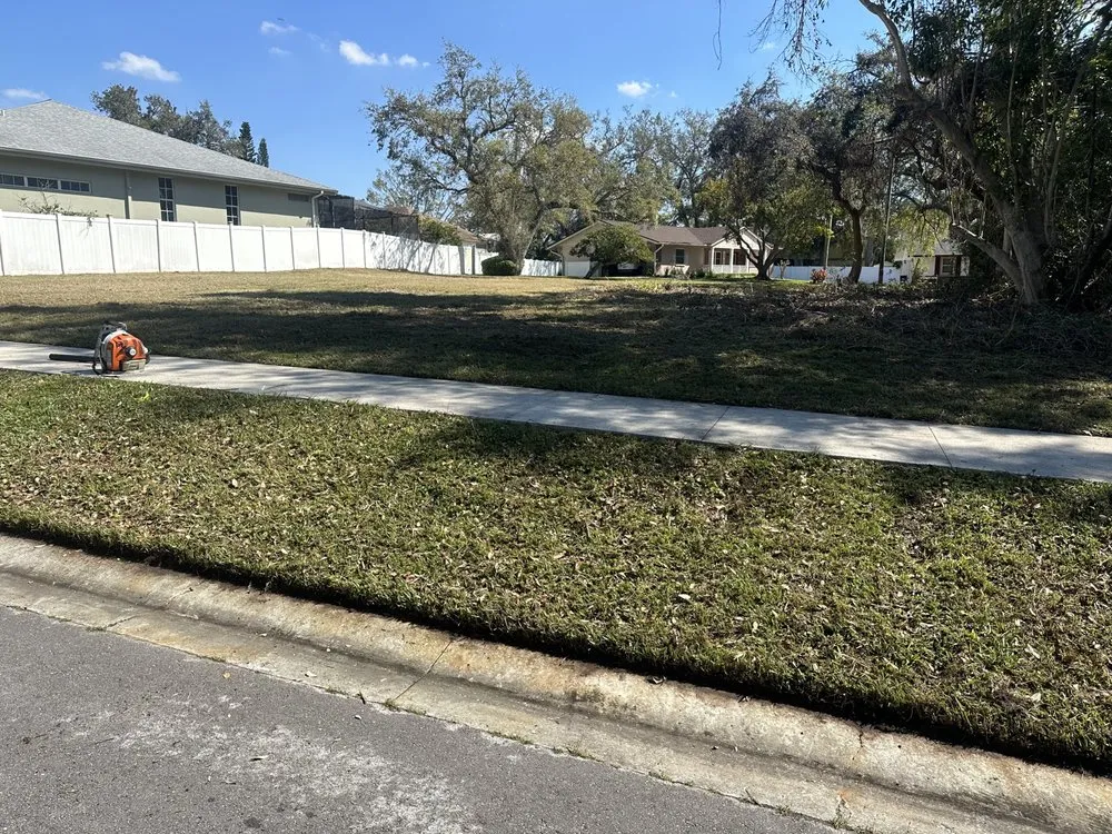 Professional yard cleanup service for beautiful yards in Seminole, FL by Lovcare Landscape Services
