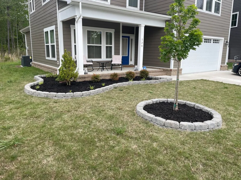 Custom garden landscaping for beautiful yards across Suffolk, VA - Love Homes and Gardens
