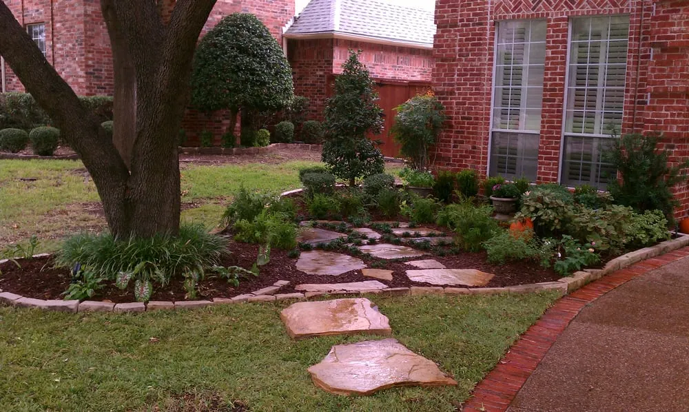 Professional outdoor landscaping for residential properties across Plano, TX - Love Your Lawn