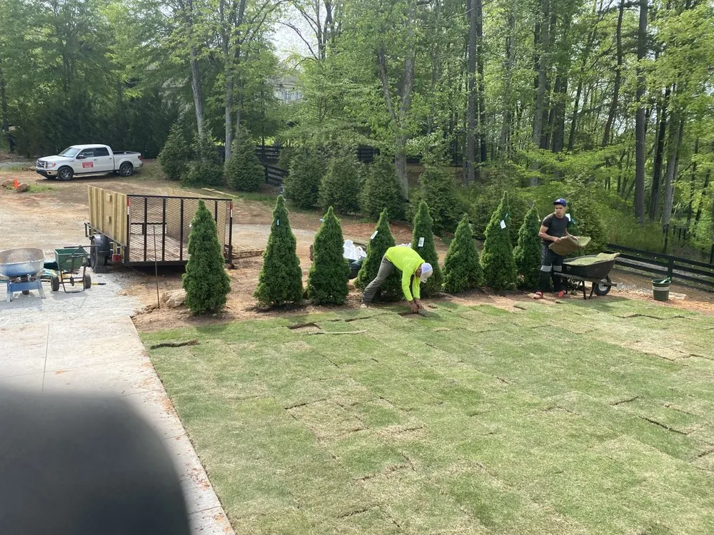 Top-rated garden landscaping in Woodstock, GA by Lovelace Lawn Care and Landscaping