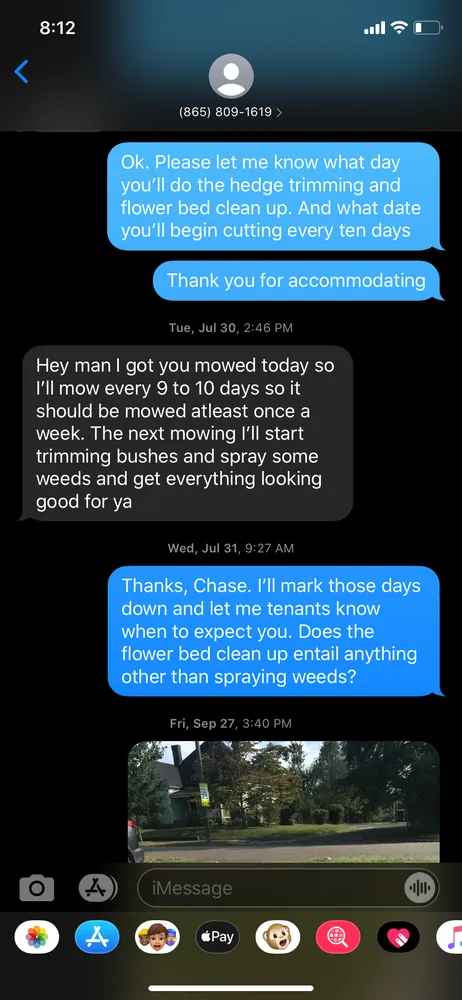 Expert lawn care service in Knoxville, TN by Lovelace Lawncare