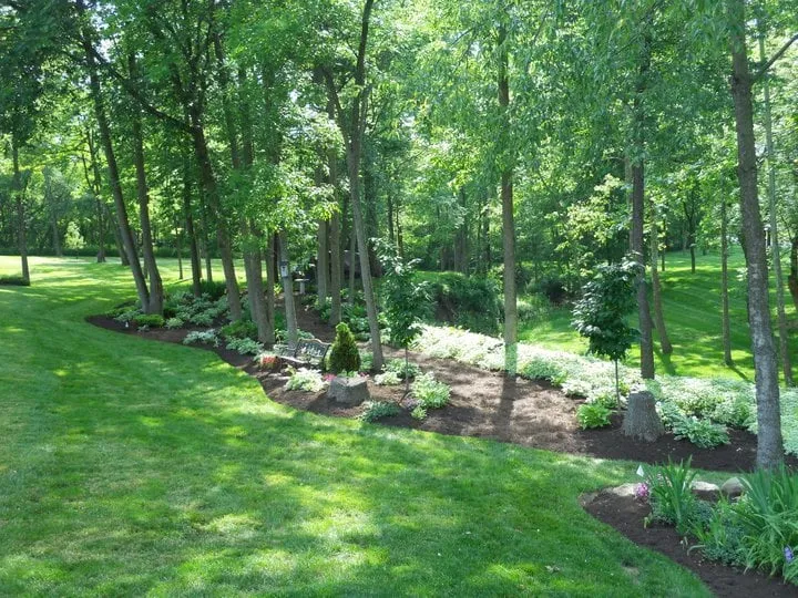 Affordable landscape installation for homes in Xenia, OH by Lovelace Services