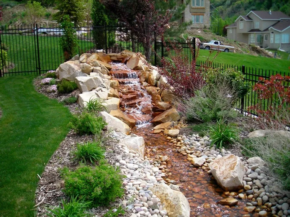 Affordable garden landscaping in West Bountiful, UT by Loveland Landscape