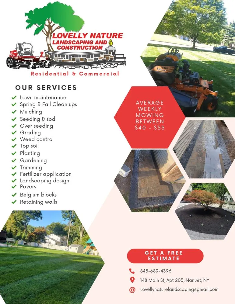 Custom landscape design for outdoor upgrades across Nanuet, NY - Lovelly Nature Landscaping And Construction