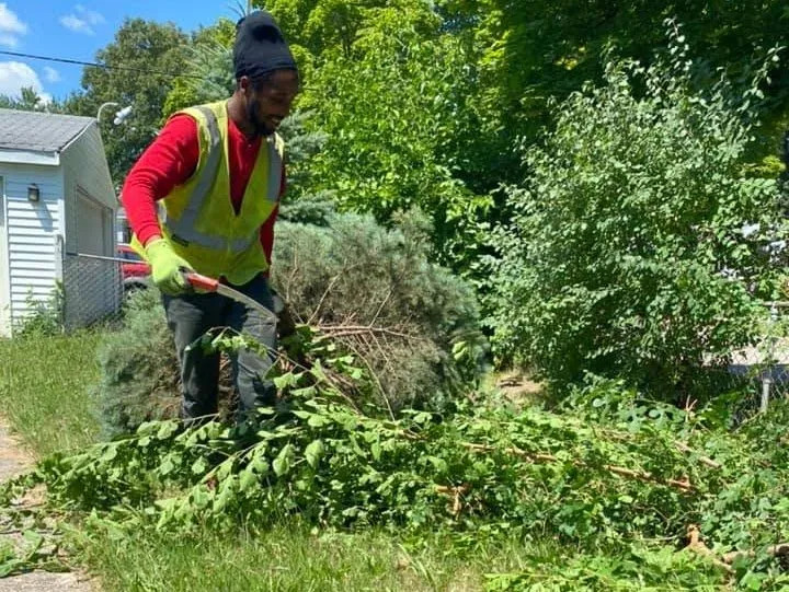 Custom yard cleanup service in Auburn Hills, MI by Lovely Landscape