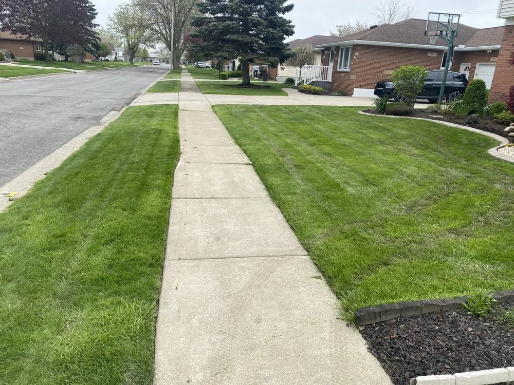Local landscape installation with custom design in West Seneca, NY by Loves Immaqulate Services