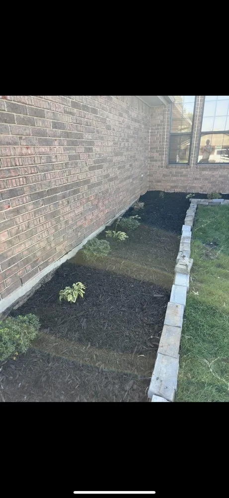 Local landscape installation in Norman, OK by Love’s Landscaping