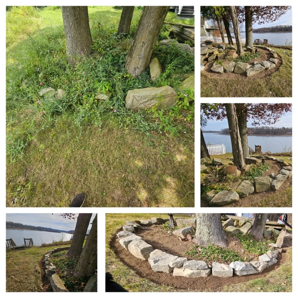 Custom yard cleanup service for beautiful yards in Rootstown, OH by Loves Landscaping