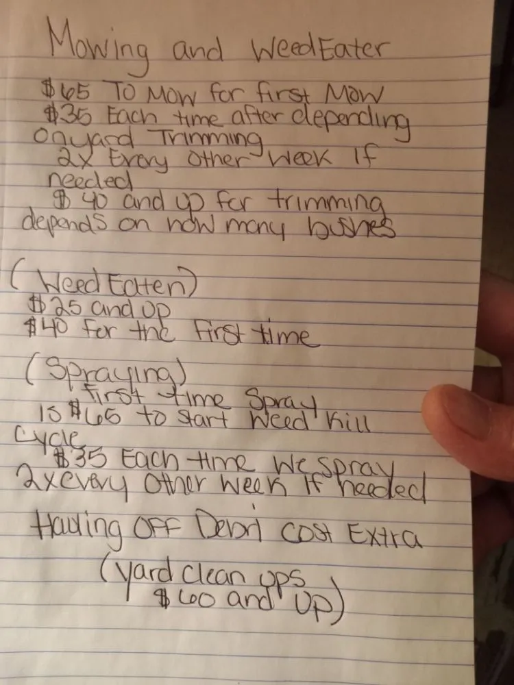 Professional yard cleanup service for beautiful yards across Hot Springs, AR - Love's Lawncare Landscape And Pressure Washing