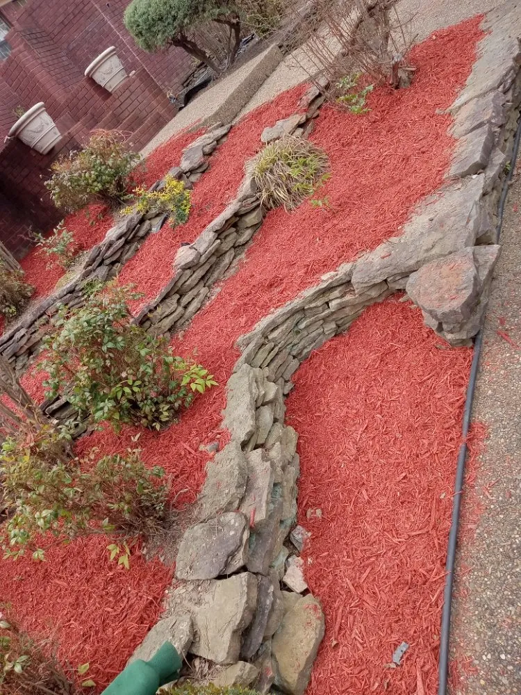 Custom garden landscaping for residential properties in Hot Springs, AR by Love's Lawncare Landscape And Pressure Washing