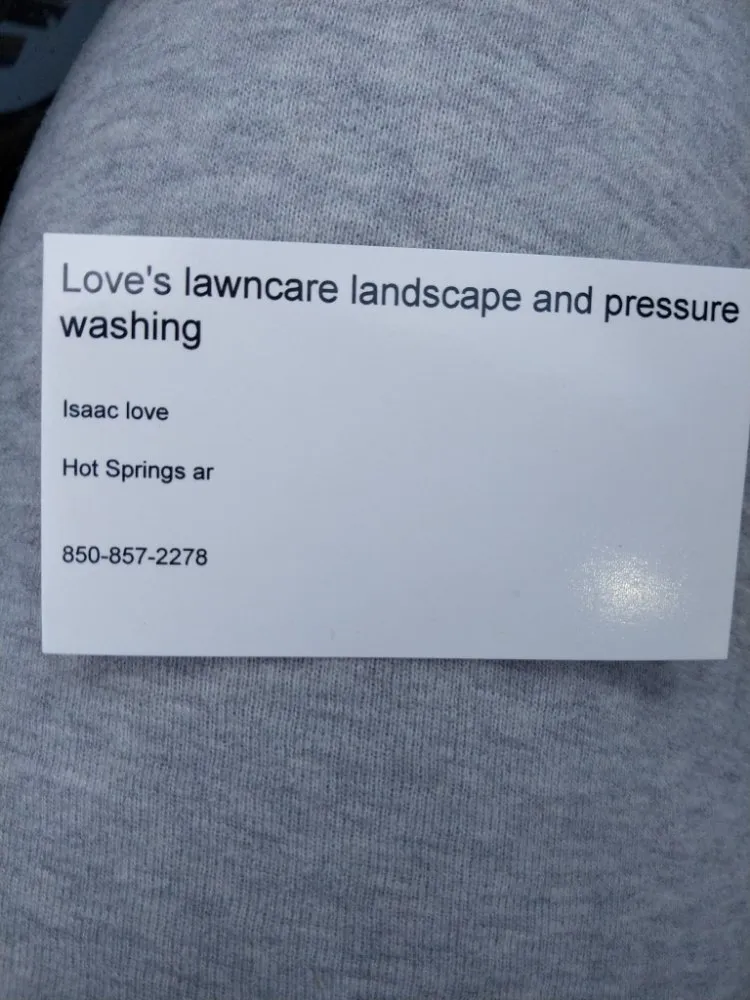 Affordable lawn care service experts serving Hot Springs, AR - Love's Lawncare Landscape And Pressure Washing