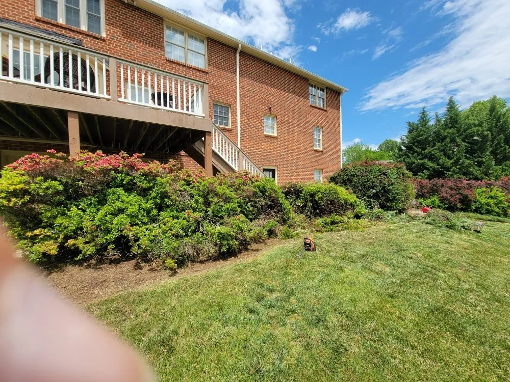 Custom landscape installation for outdoor upgrades in Shipman, VA by Loving Care Landscaping and Handyman Services