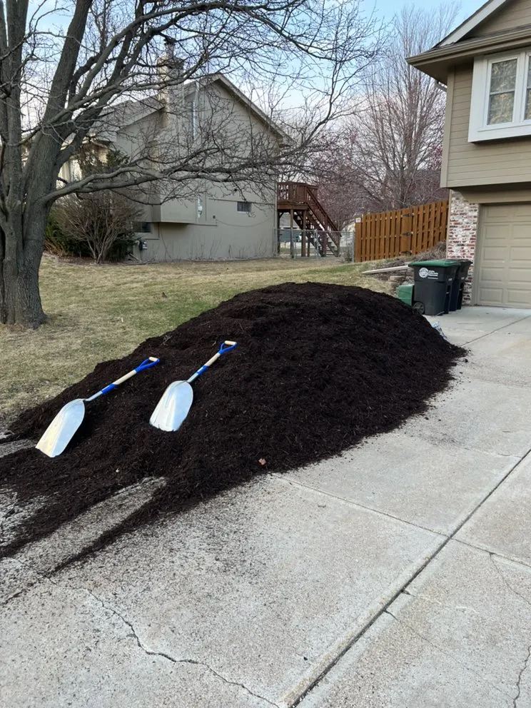 Custom landscape design for outdoor upgrades in Valley, NE by Lovings Mow and Snow