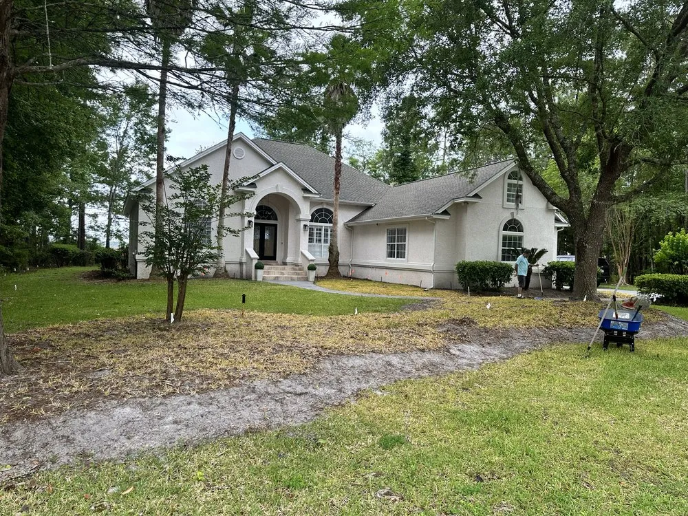 Trusted lawn mowing service for beautiful yards in Kingsland, GA by Low Country Hardscape & More