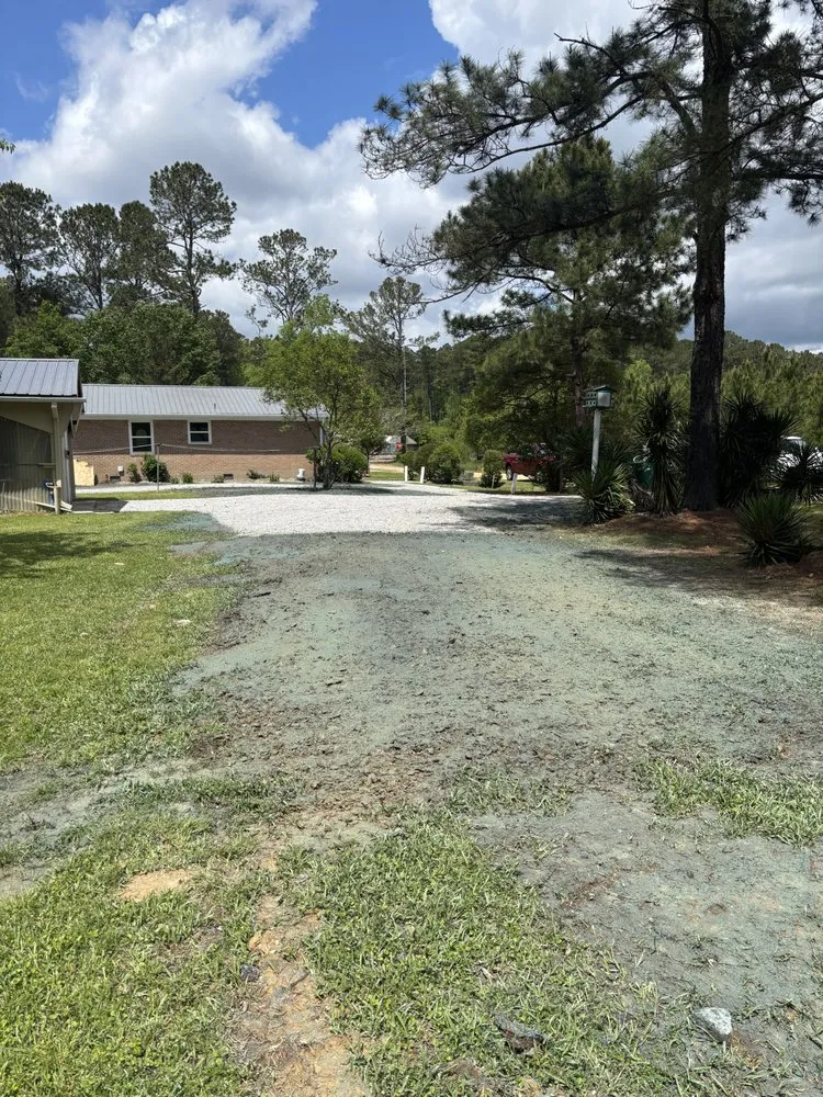 Custom landscape design in Hartsville, SC by Low Country Hydroseeding