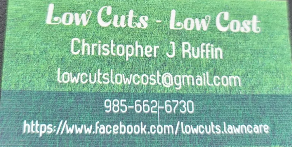 Local lawn care service in Hammond, LA by Low Cuts