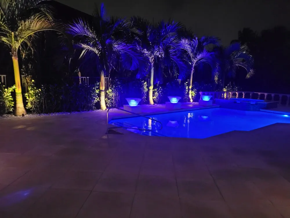 Professional landscaping services in Boynton Beach, FL by Low Volt Mike
