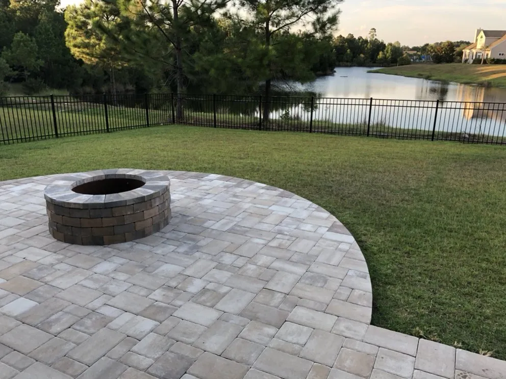 Custom garden landscaping in Bluffton, SC by Lowcountry Yard Solutions