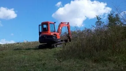 Professional residential landscaping experts serving Mount Airy, NC - Lowe's Long Arm Bush Hogging