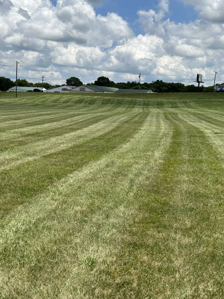 Affordable lawn mowing service with custom design in Morristown, TN by Lowland property services