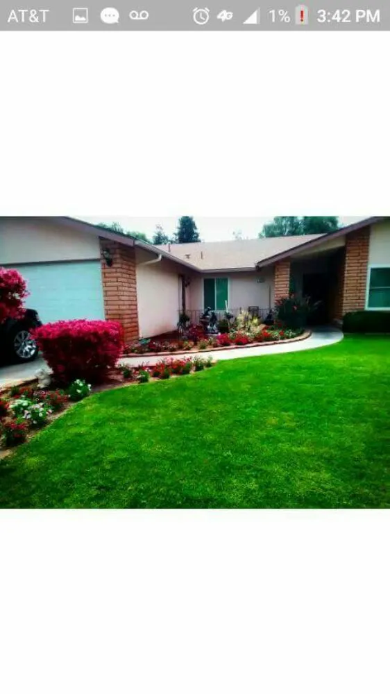 Professional garden landscaping for year-round maintenance in Fresno, CA by Lowrider Landscape & Maintanance