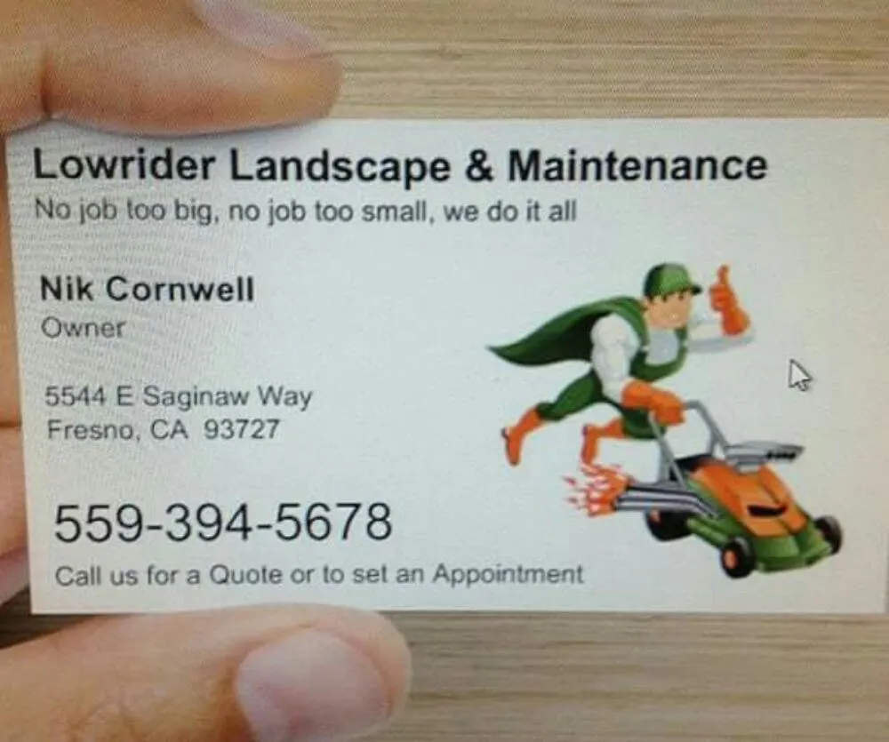 Professional landscape design in Fresno, CA - Lowrider Landscape & Maintanance