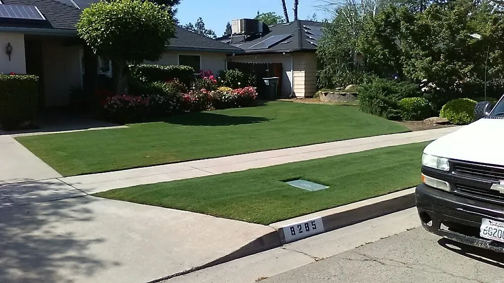 Affordable landscape installation in Fresno, CA by Lowrider Landscape & Maintanance