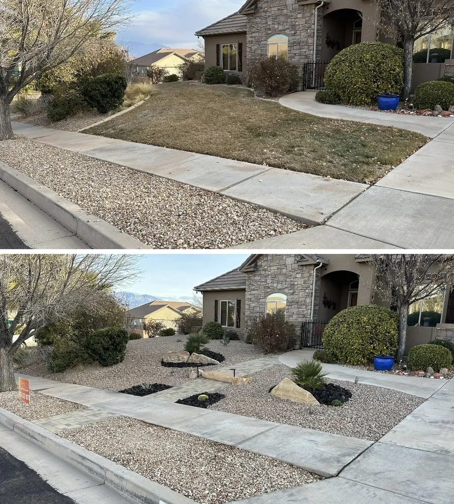 Expert yard cleanup service for outdoor upgrades in Saint George, UT by Loyalty Landscapes