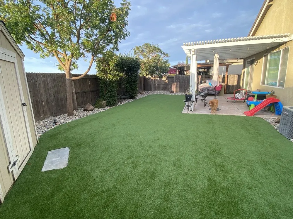 Professional landscape design in Lodi, CA by Lozano Landscaping & Turf