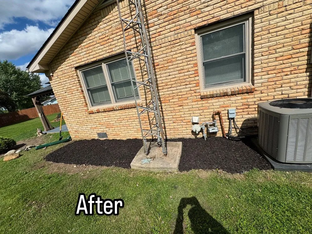 Custom landscape installation for homes in Marion, IN by Lozano Landscaping Innovations