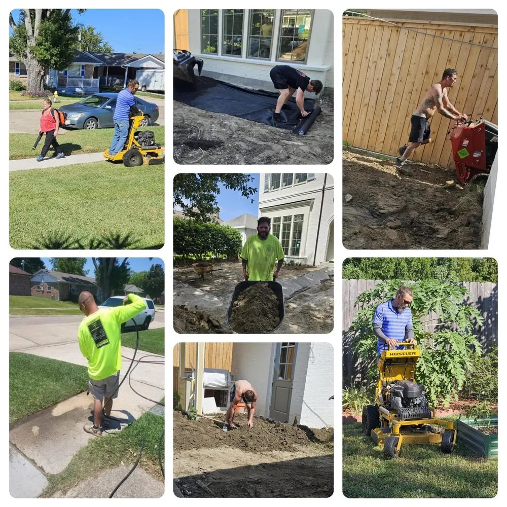 Custom yard cleanup service in Kenner, LA by Lozano Lawn and Landscaping
