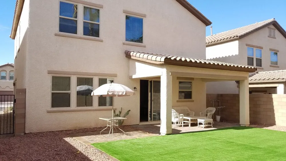 Custom residential landscaping for outdoor upgrades in Las Vegas, NV by Lozoya Services