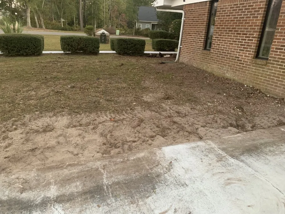 Custom outdoor landscaping in Leland, NC by LP Landscape & Pressure Washing