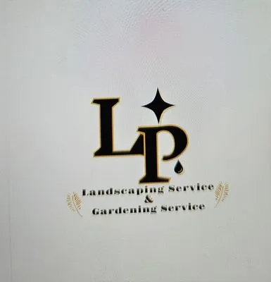 LP Landscaping and Garden Service Logo