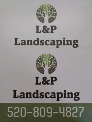 L&P landscaping Logo