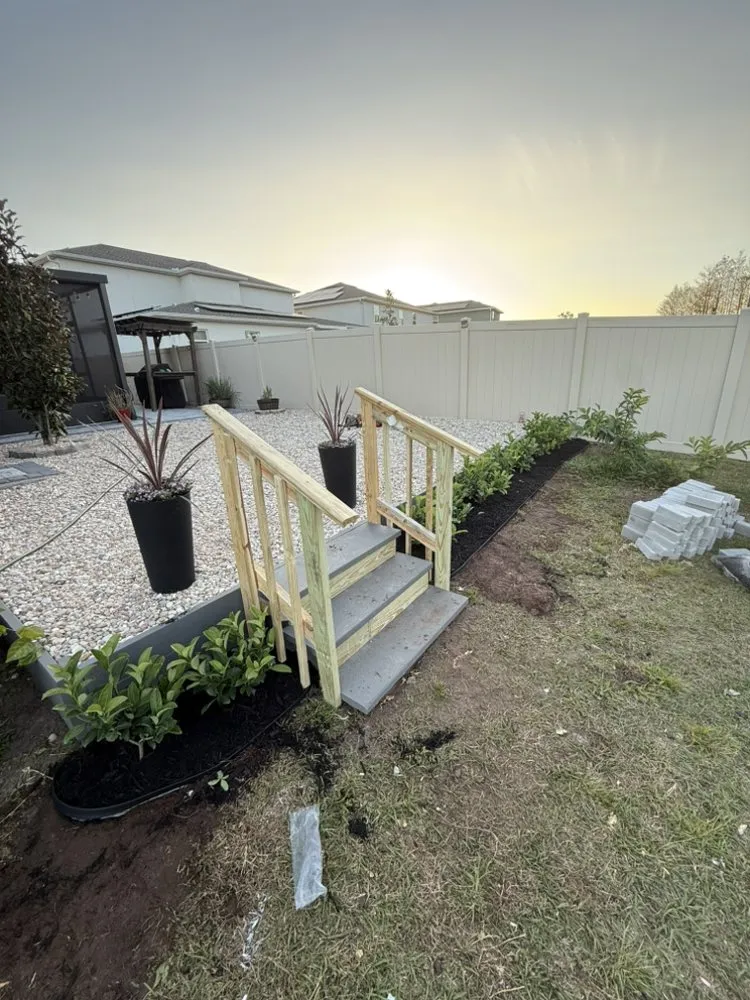 Custom outdoor landscaping in St. Cloud, FL - LPC Landscape Design