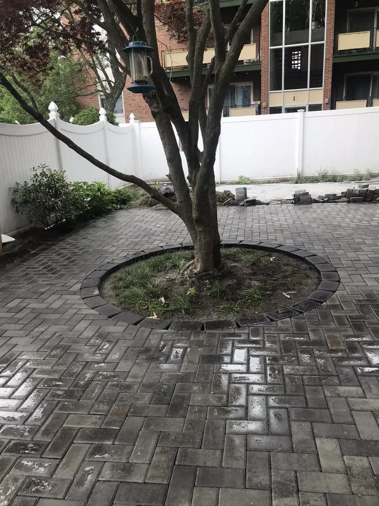 Affordable garden landscaping in Boston, MA by López Masonry and Landscaping