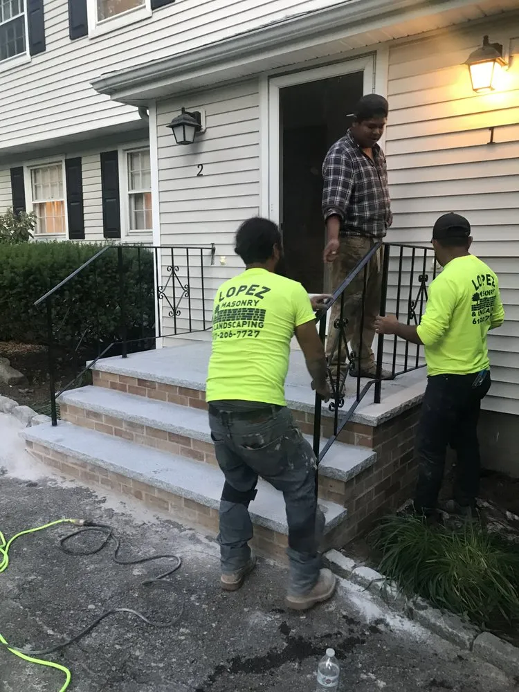 Professional landscape design in Boston, MA by López Masonry and Landscaping