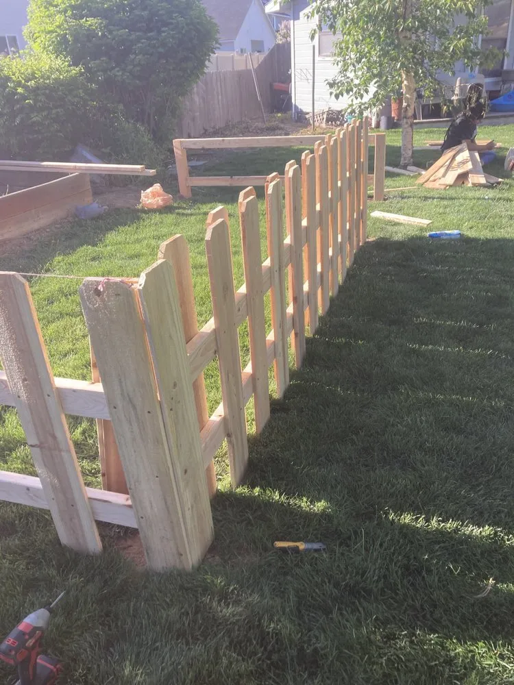 Affordable landscape installation in Caldwell, ID by López villa landscaping and fence